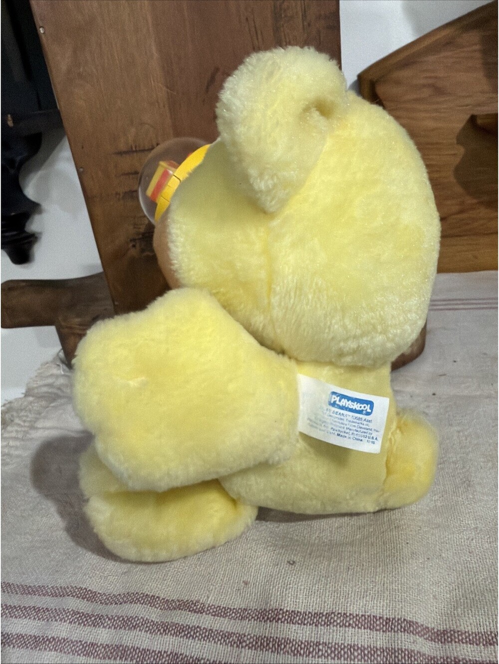 Vintage Nosy Bear Surprise Jack in the Box Nose Plush 11" 1987 Playskool Works - Picture 5 of 8